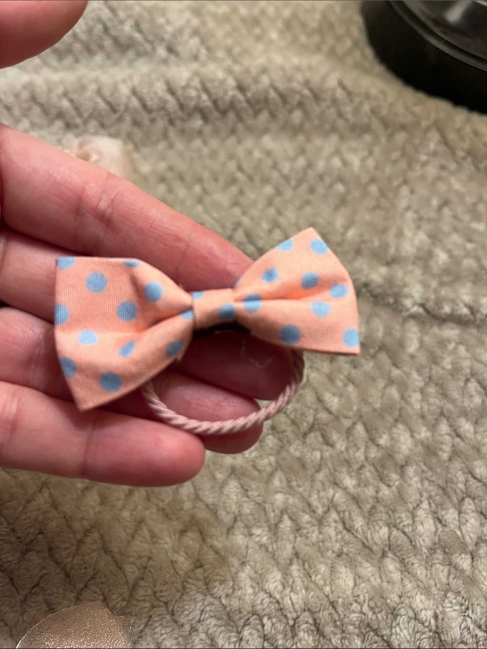 Pink Pet Hair Bows - Cute Bow Set for Small Pets - Picture 6 of 9